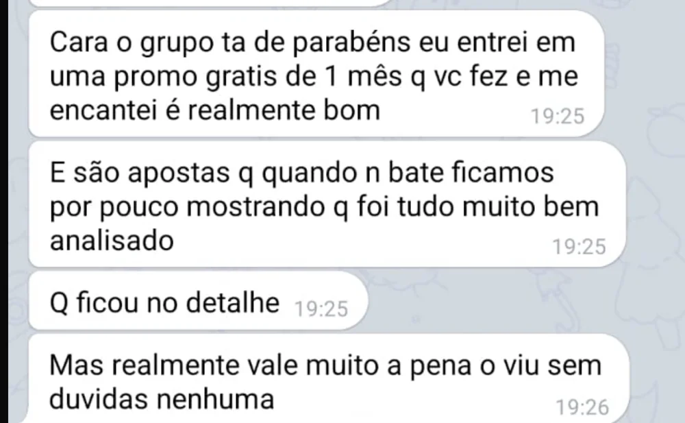Depoimento de membro