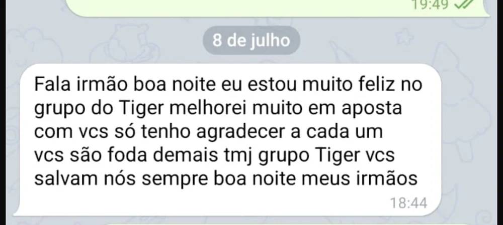 Depoimento de membro