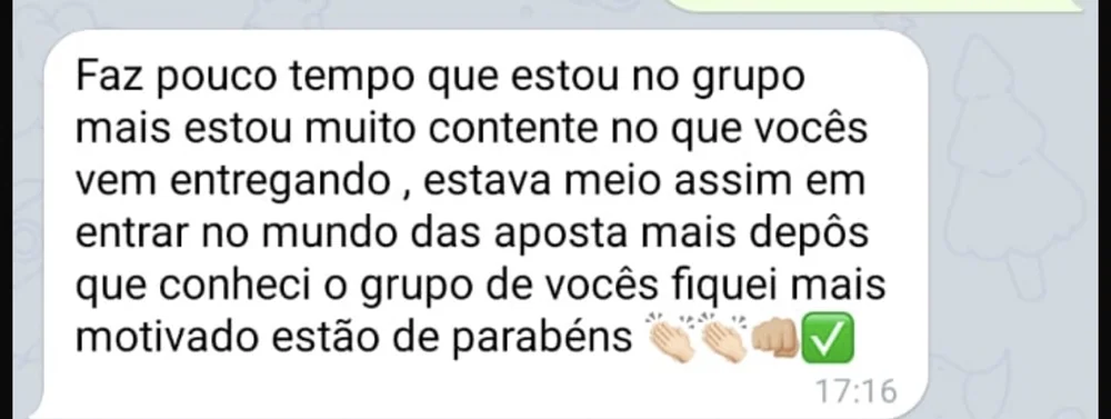 Depoimento de membro