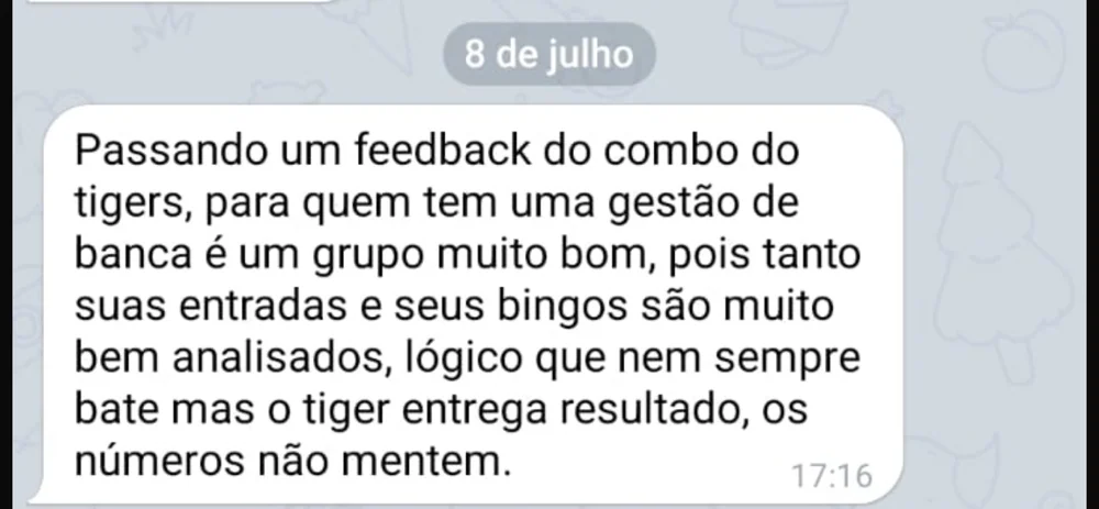 Depoimento de membro