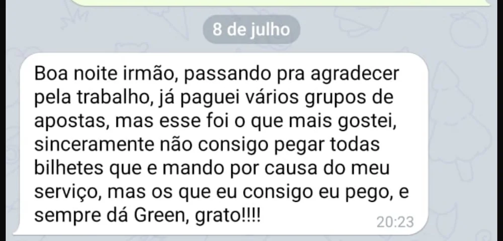 Depoimento de membro