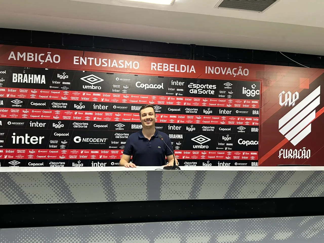 Lucas Tiger em estádio