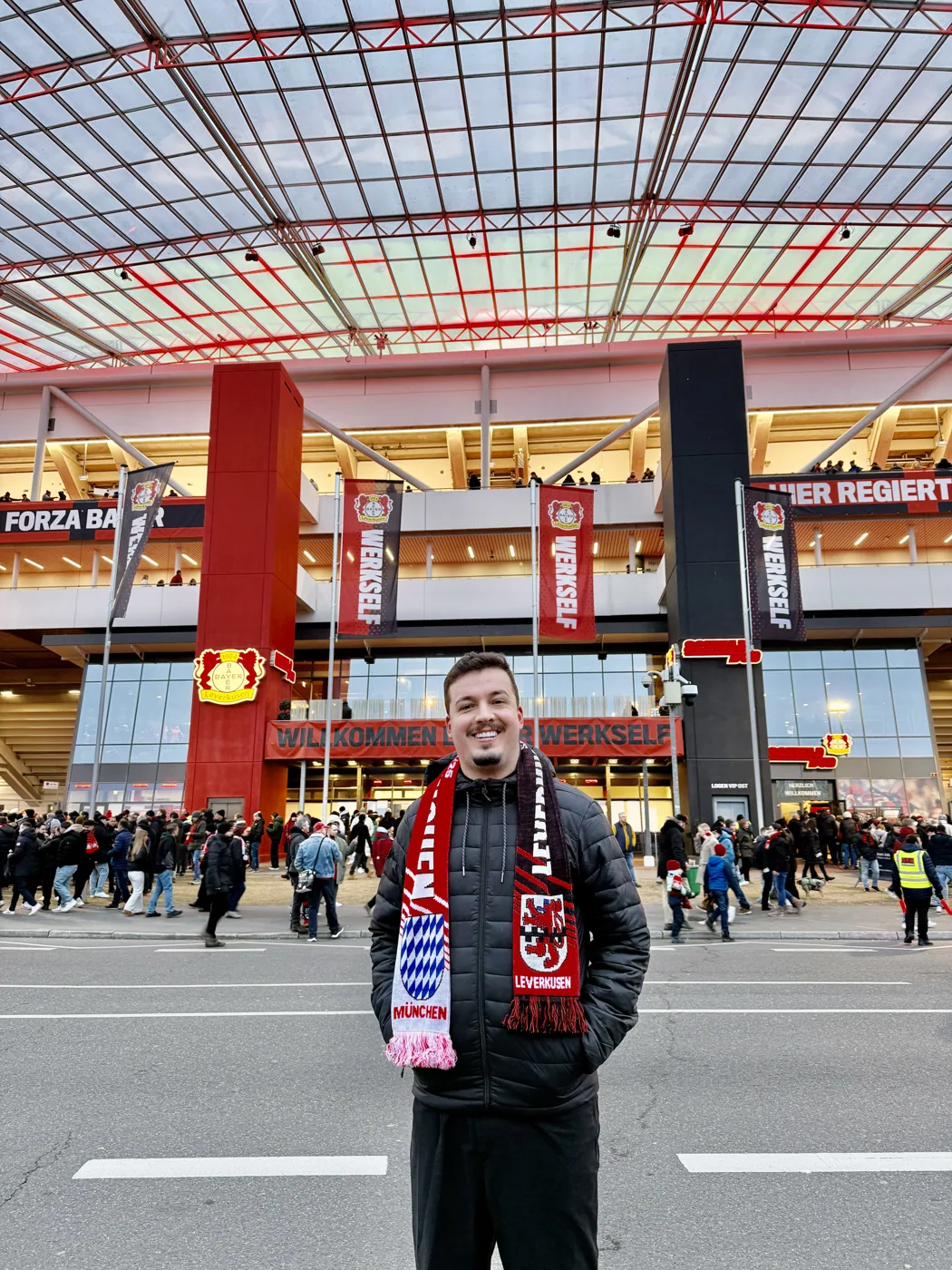 Lucas Tiger em estádio