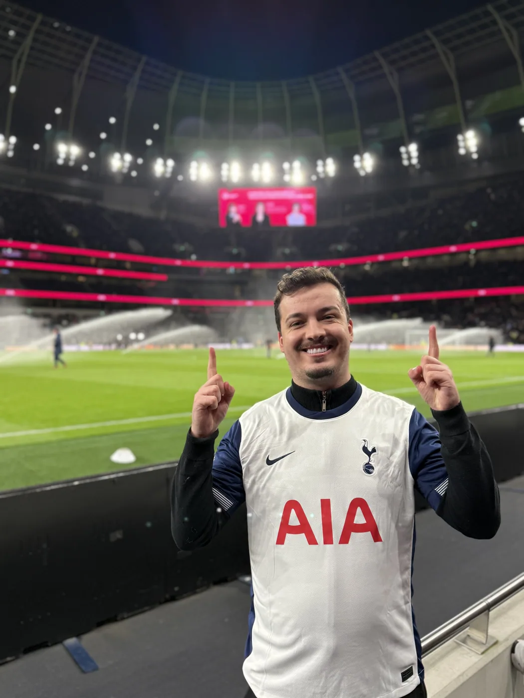 Lucas Tiger em estádio